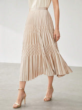 MOTF PREMIUM FLOWY PLEATED MIDI SKIRT